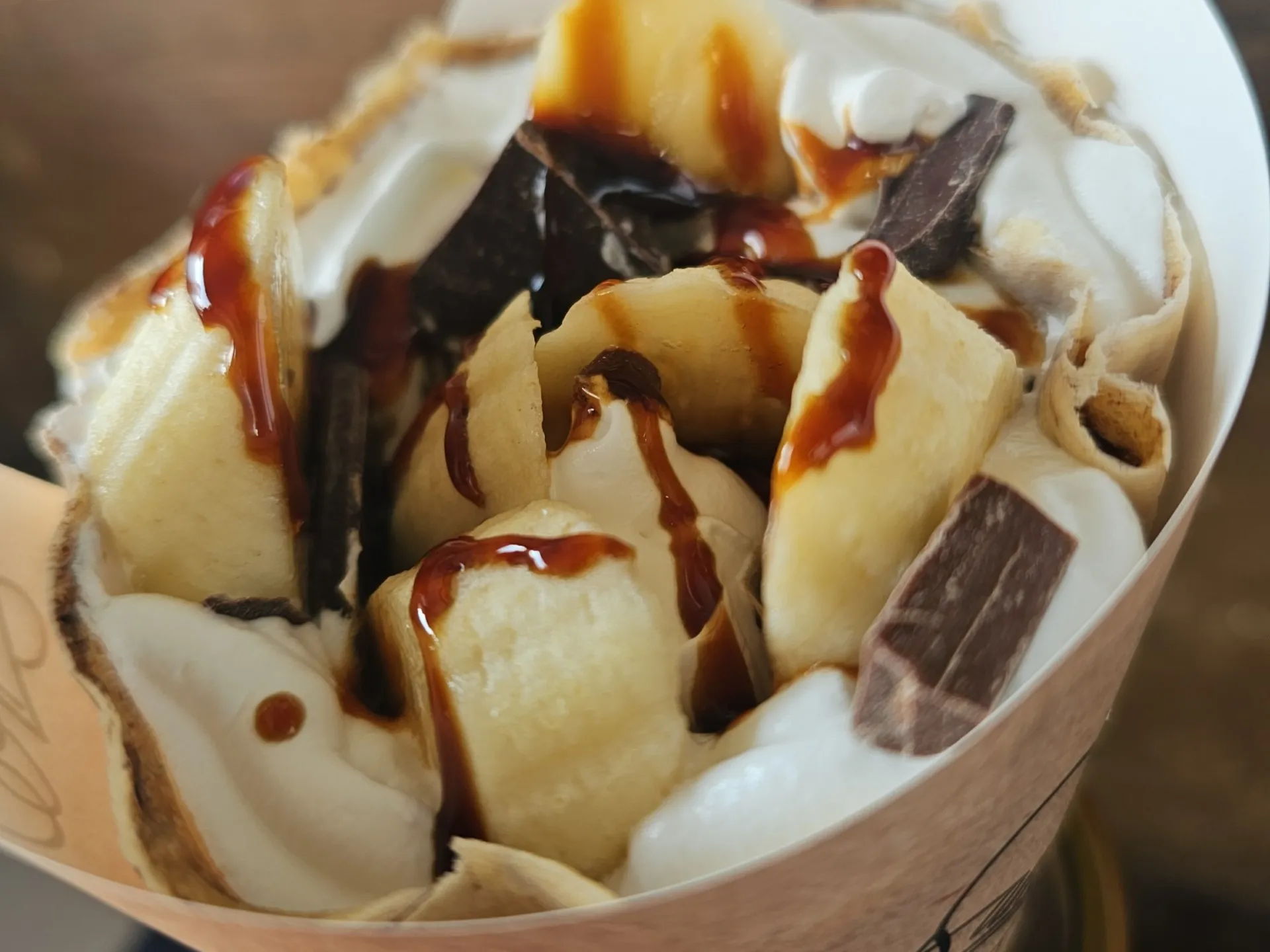 バナナクレープ